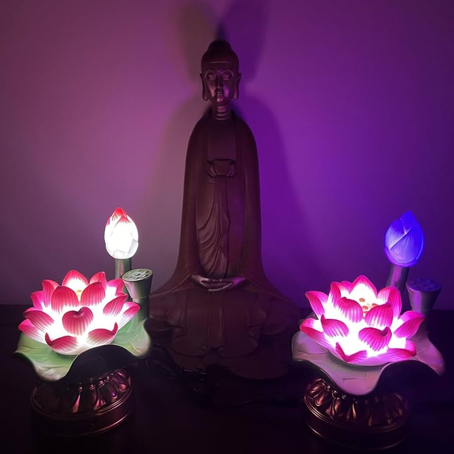 蓮　飾り灯 楽天市場】仏具 蓮のライトの通販